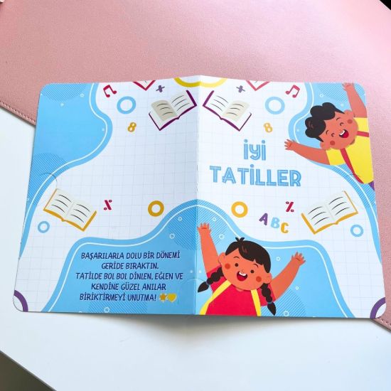 Çocuklu Karne Kılıfı resmi