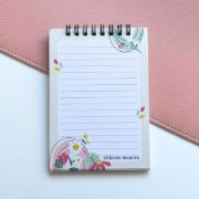 Çiçekli Defter İsme Özel Karne Hediyesi resmi