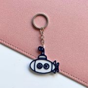 Su altılı İsme Özel Kartlı Anahtarlık resmi